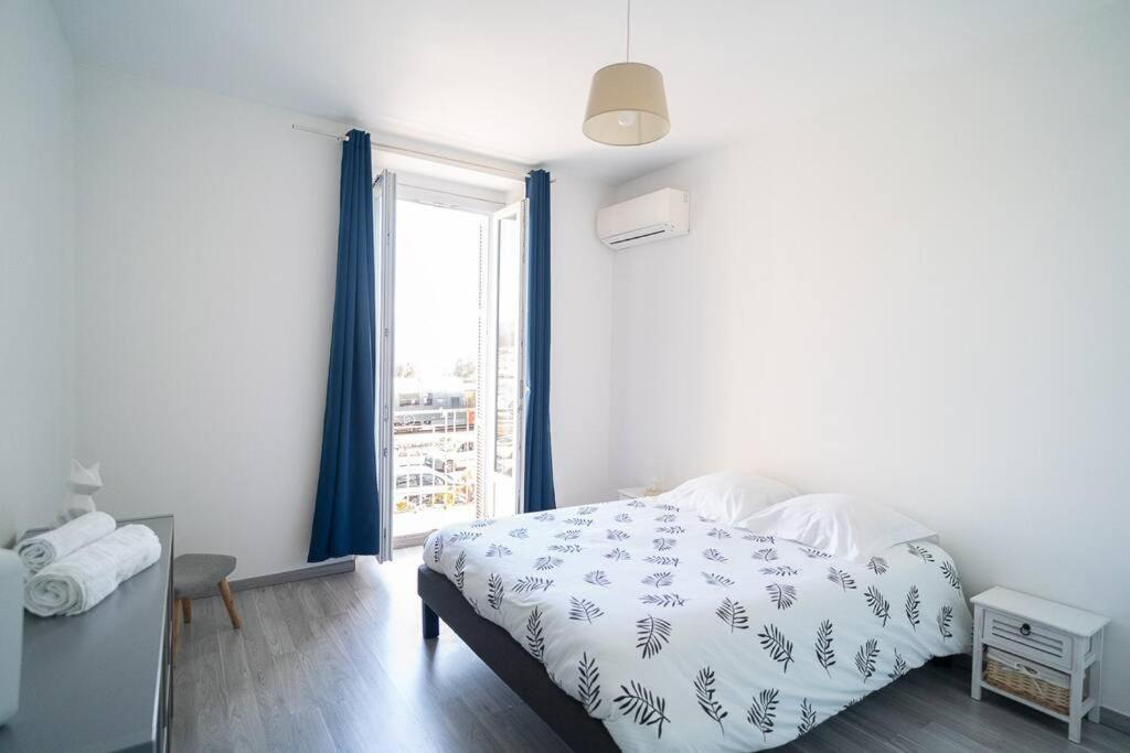 אז'אקסיו Appartement T4 Vue Mer Proche Gare Et Centre Ville מראה חיצוני תמונה